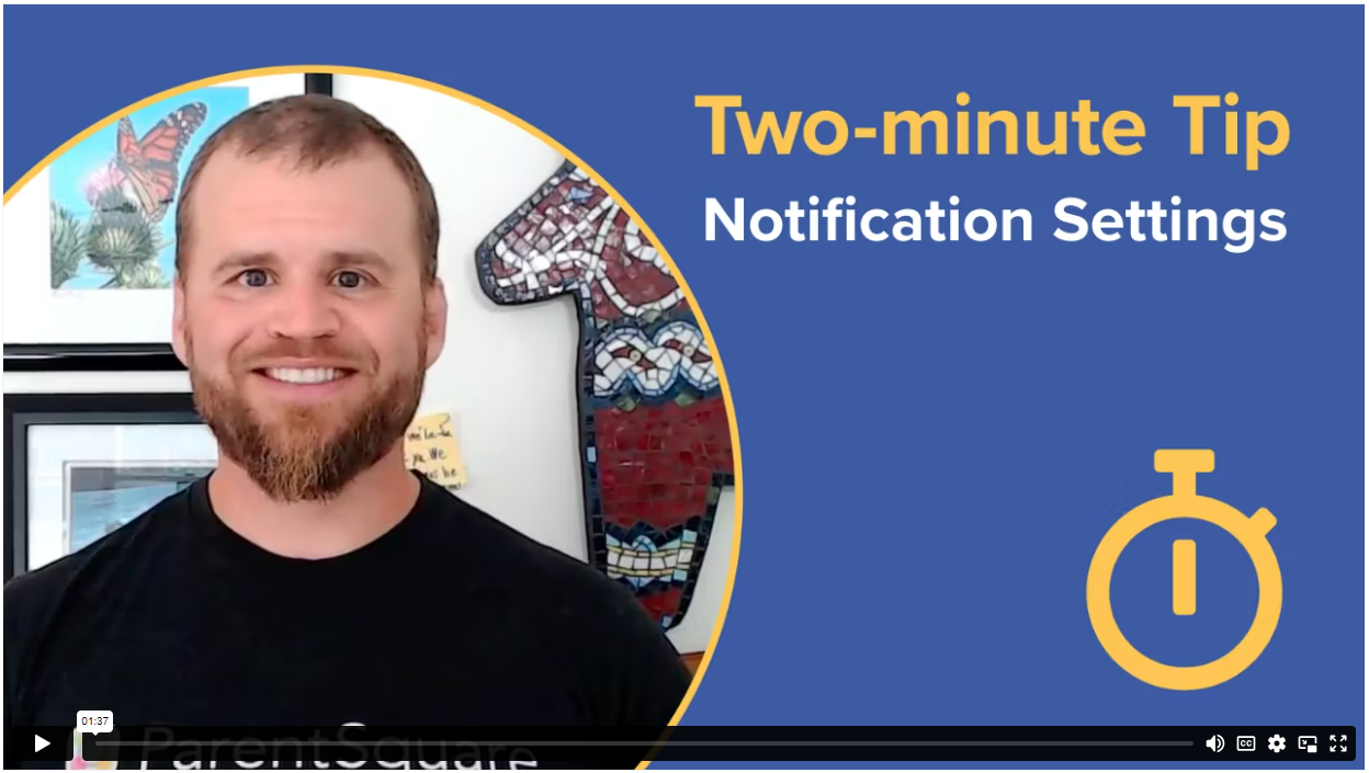 Notification Settings